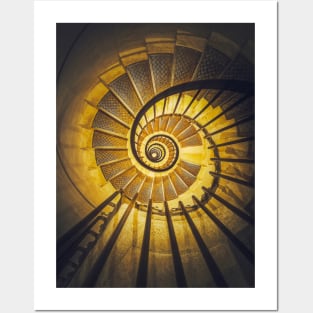 Spiral staircase Posters and Art